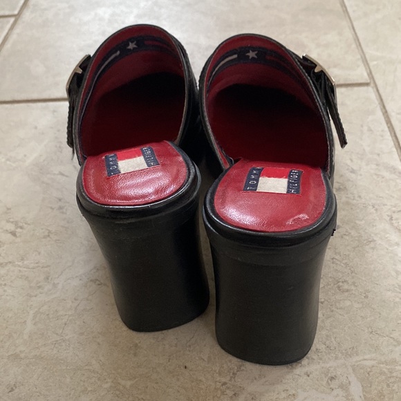 Calvin Klein Black Square Toe Heels 7.5 - Picture 6 of 9